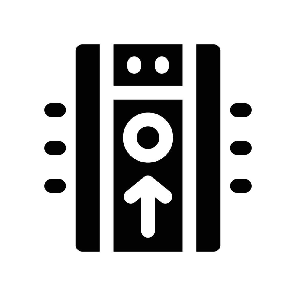 alarm button icon. glyph icon for your website, mobile, presentation, and logo design. vector