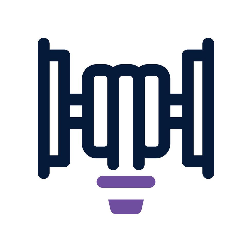 hose icon. dual tone icon for your website, mobile, presentation, and logo design. vector