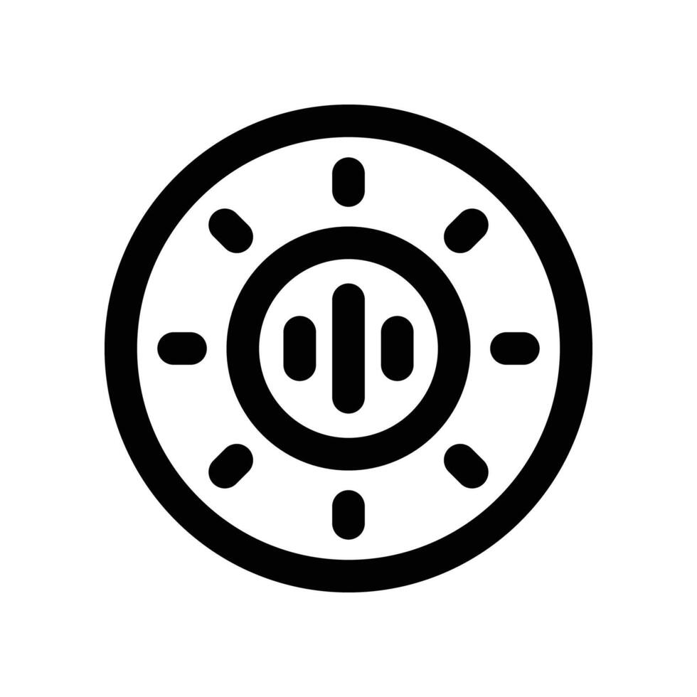 smoke detector icon. line icon for your website, mobile, presentation, and logo design. vector