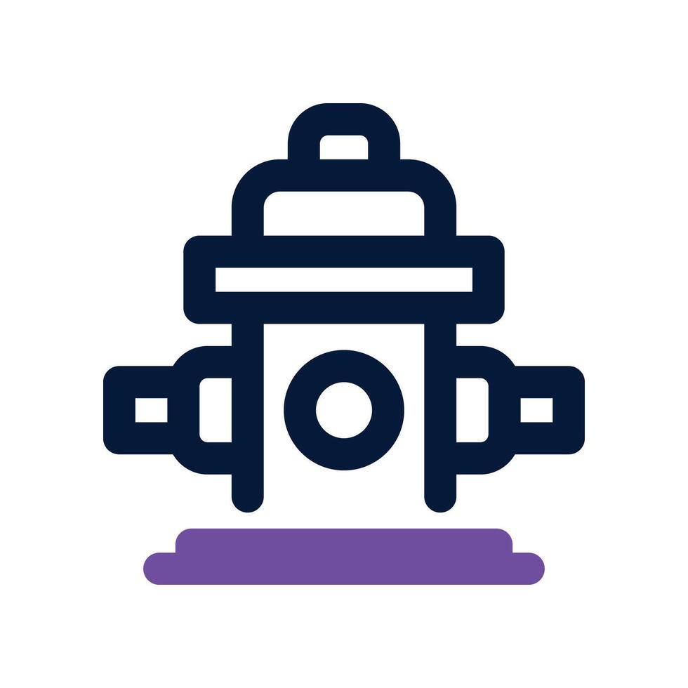 hydrant icon. dual tone icon for your website, mobile, presentation, and logo design. vector