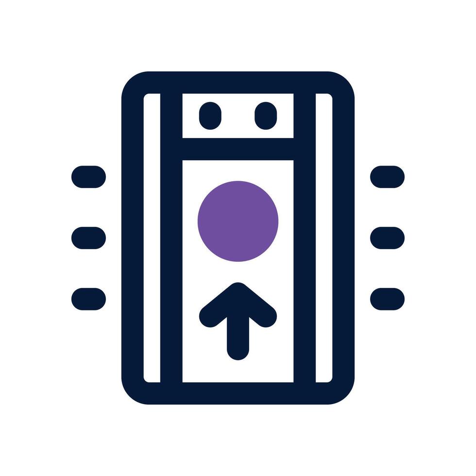 alarm button icon. dual tone icon for your website, mobile, presentation, and logo design. vector