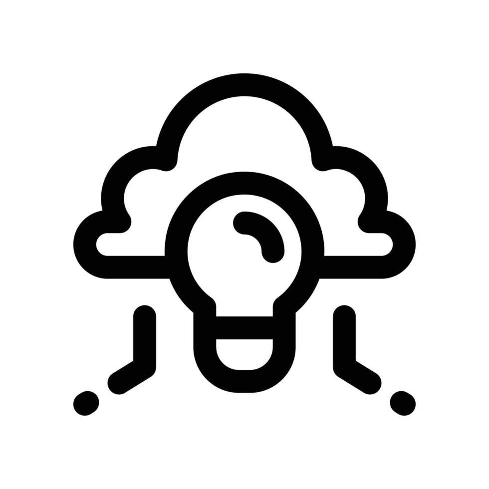 solution icon. line icon for your website, mobile, presentation, and logo design. vector