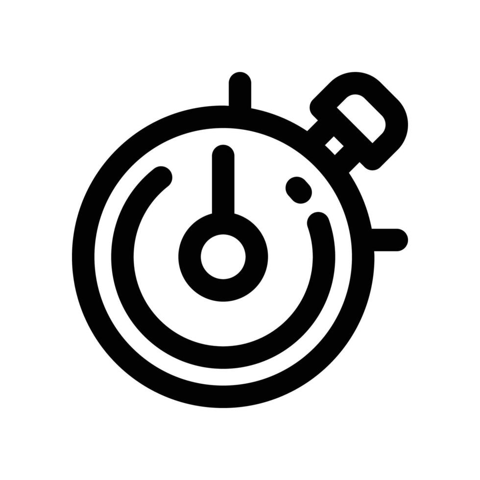 timer icon. line icon for your website, mobile, presentation, and logo design. vector