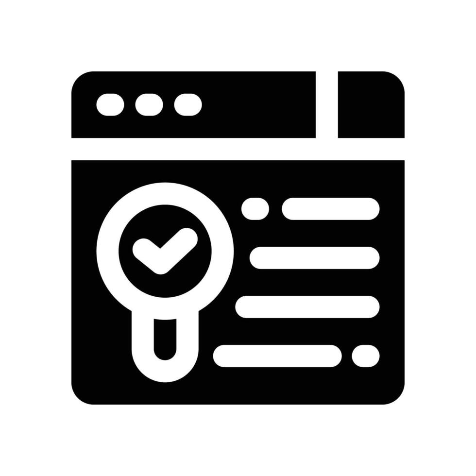 data analyst icon. glyph icon for your website, mobile, presentation, and logo design. vector