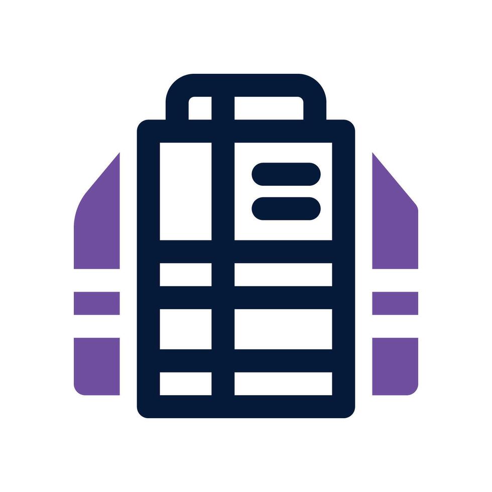 uniform icon. dual tone icon for your website, mobile, presentation, and logo design. vector