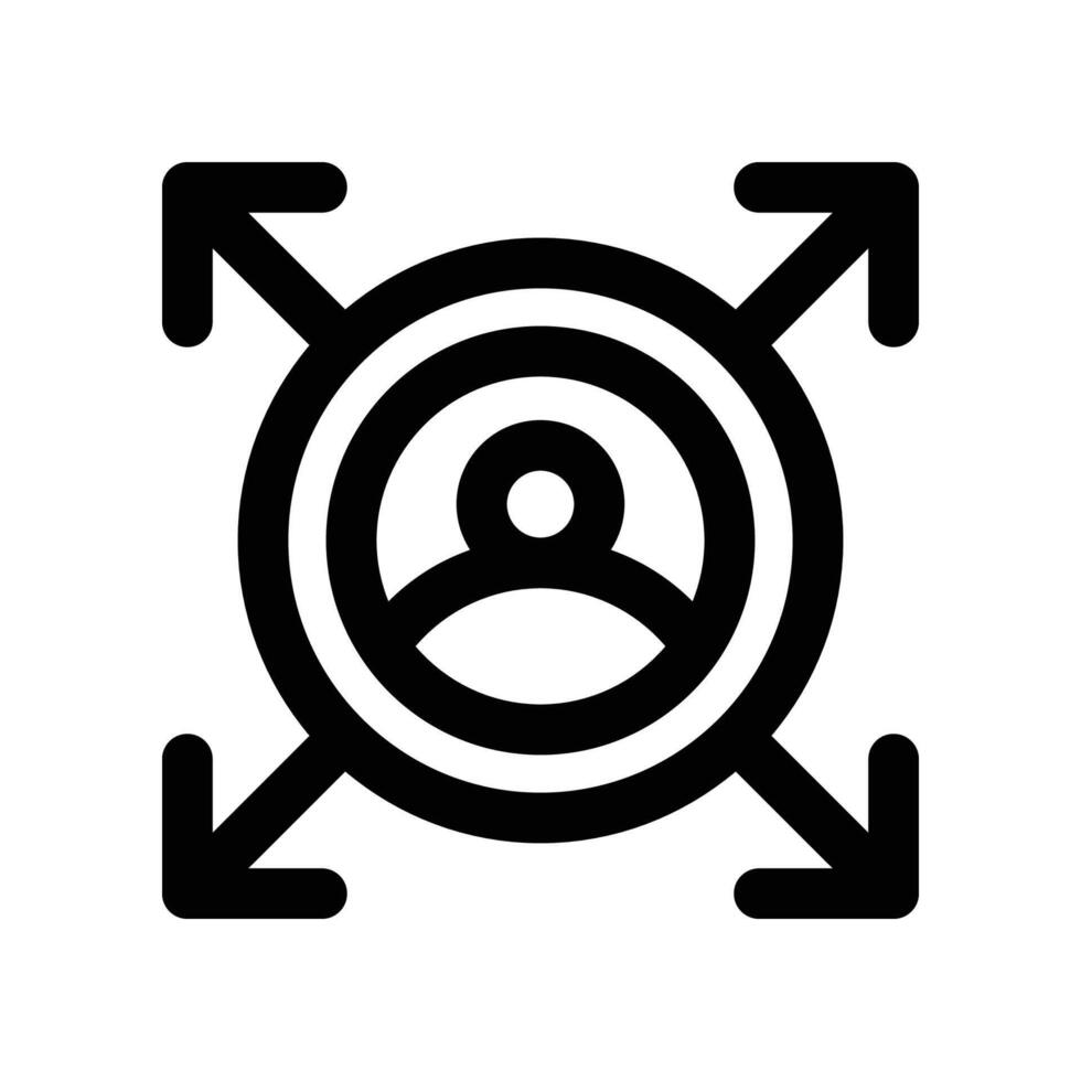 decision making icon. line icon for your website, mobile, presentation, and logo design. vector