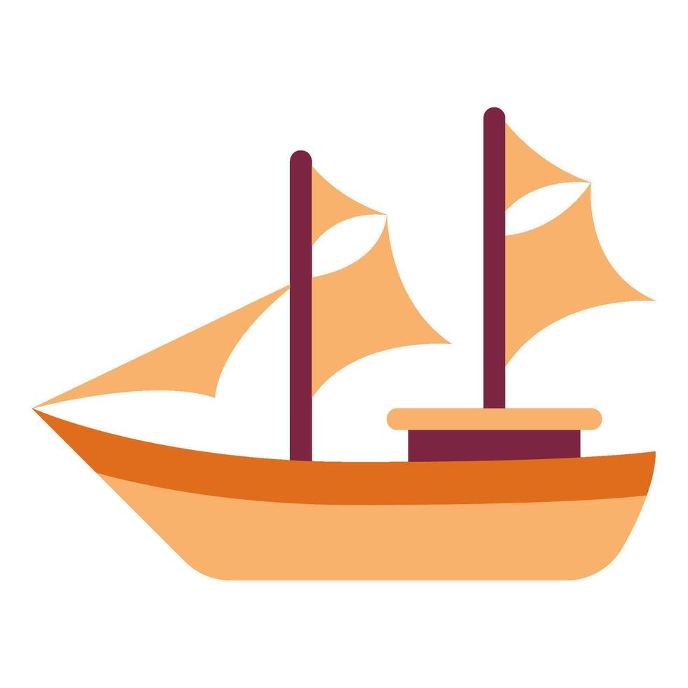 Phinisi Boat icon for web, app, infographic, etc vector