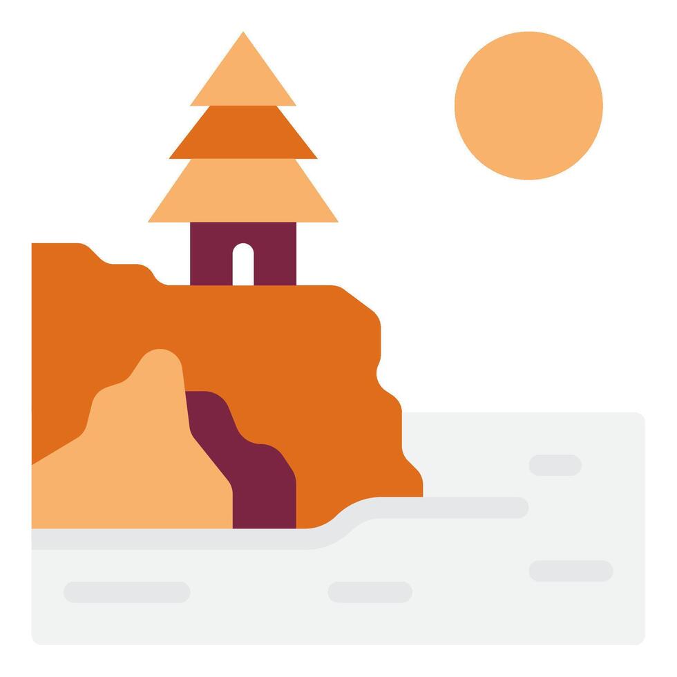Kuta Beach icon for web, app, infographic, etc vector