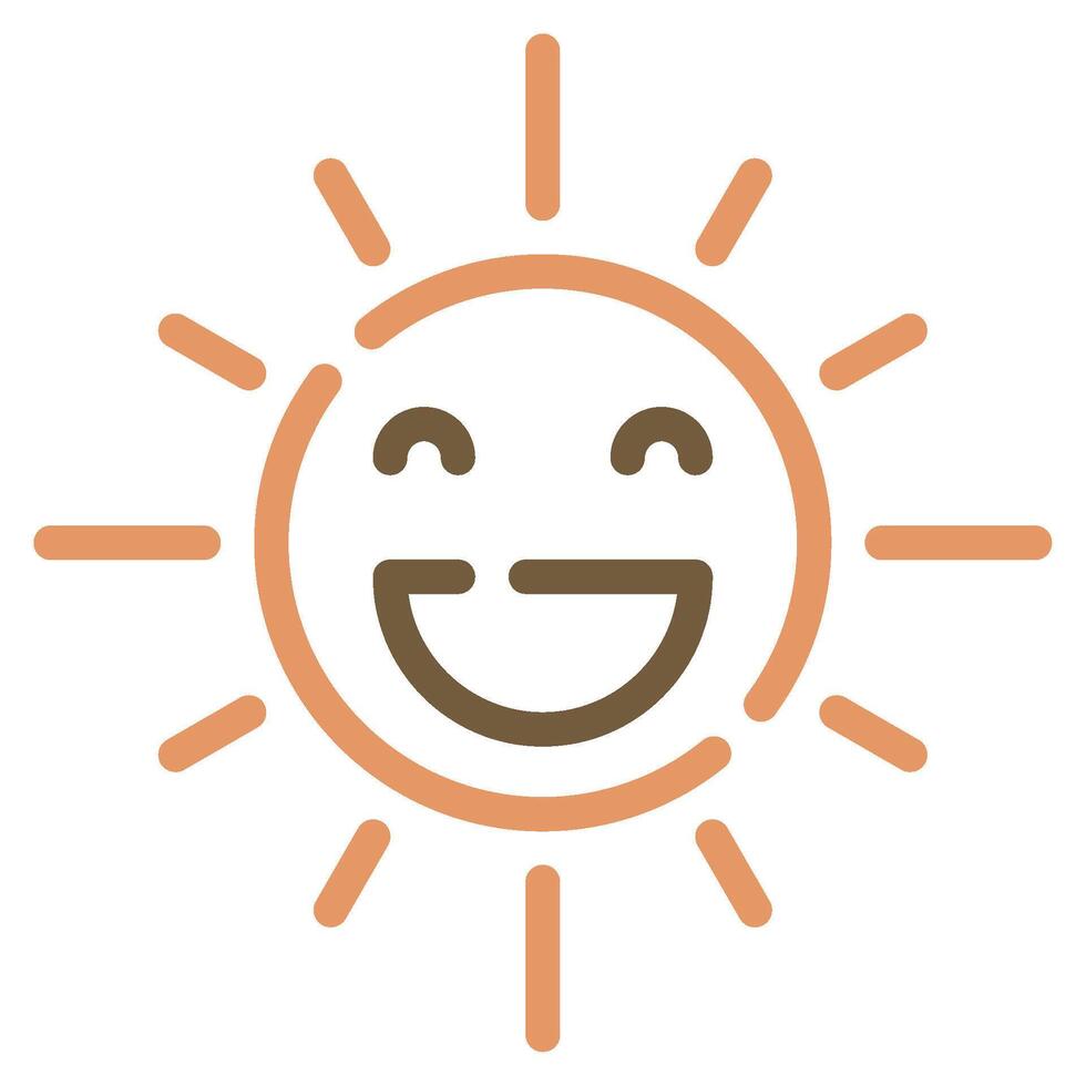 Sunshine icon for web, app, infographic, etc vector