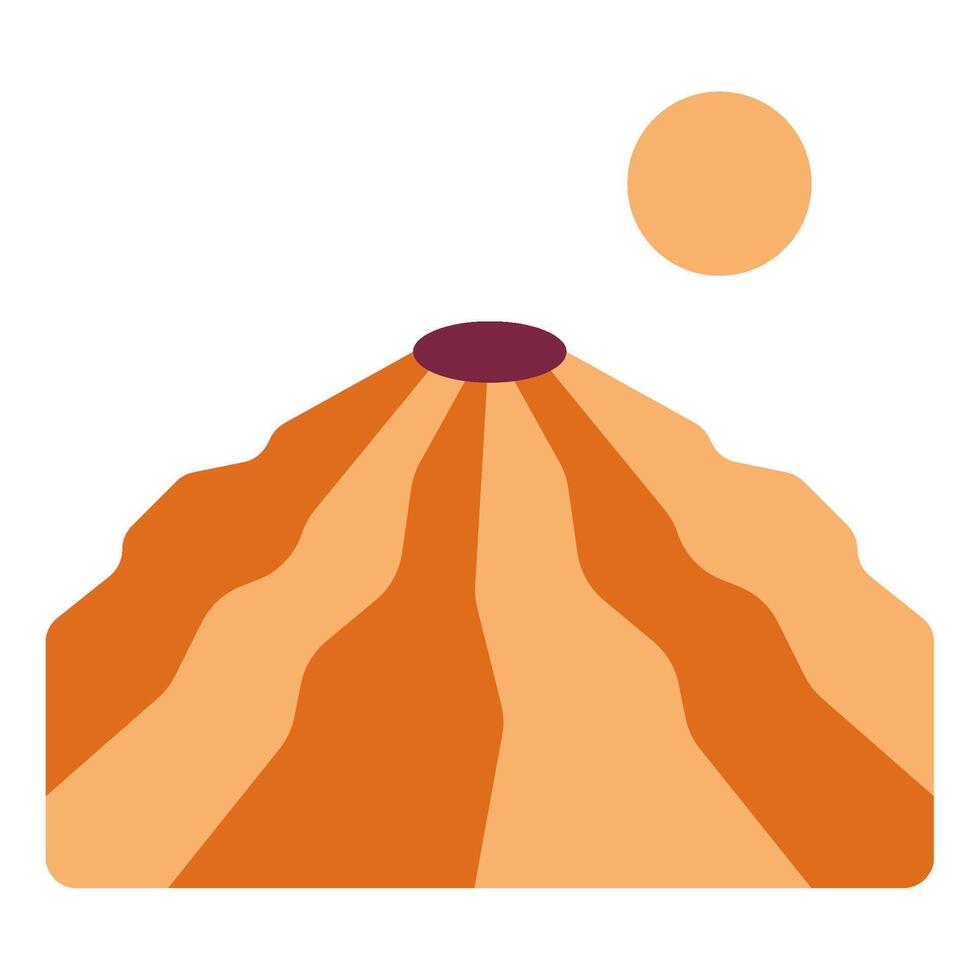Bromo Mountain icon for web, app, infographic, etc vector