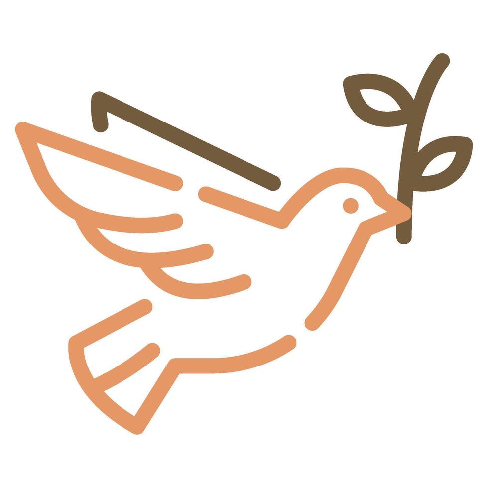 Peace Dove icon for web, app, infographic, etc vector