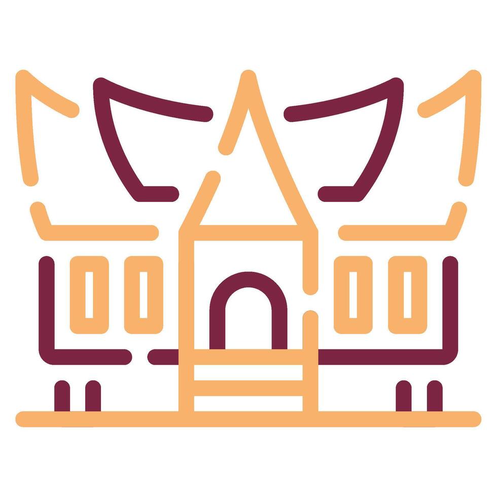 Traditional House icon for web, app, infographic, etc vector