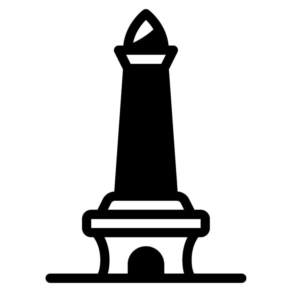 Monas Tower icon for web, app, infographic, etc vector