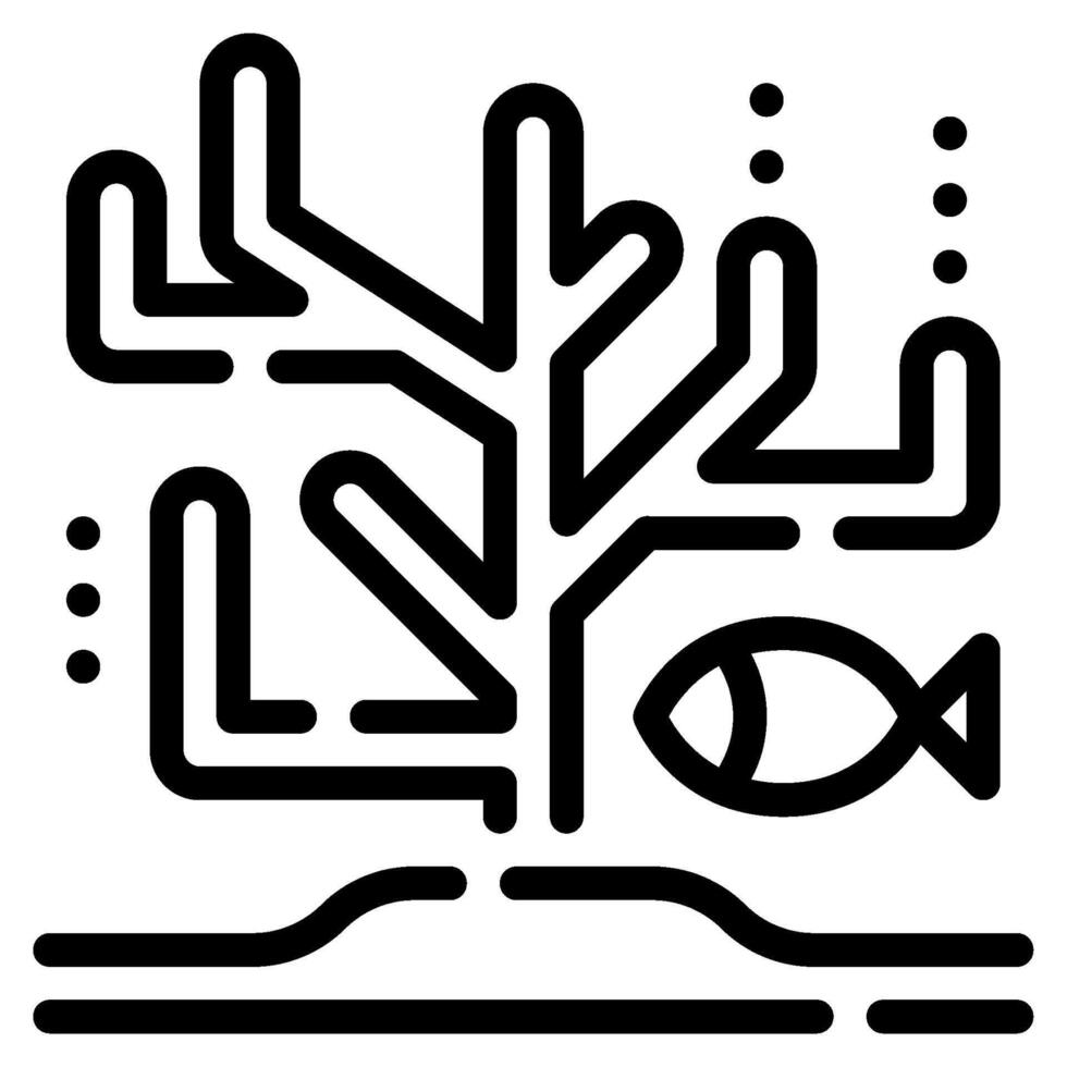 Bunaken Reef icon for web, app, infographic, etc vector