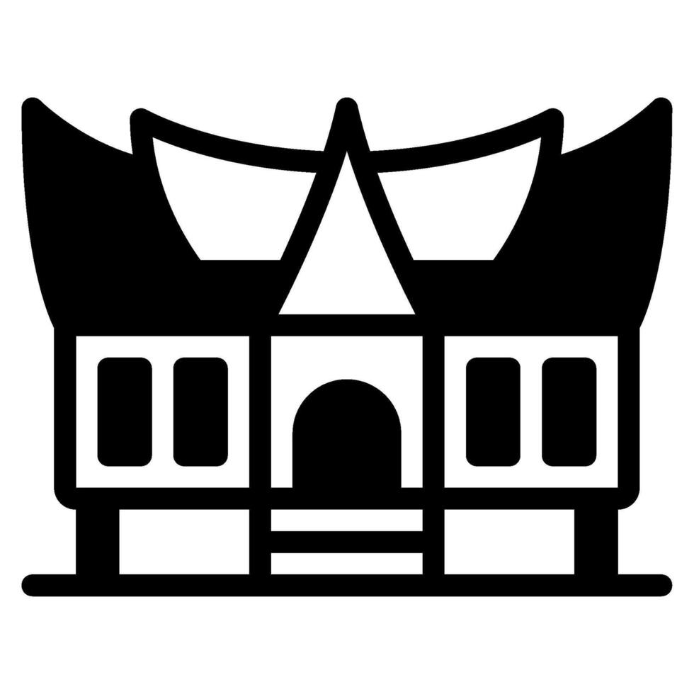 Traditional House icon for web, app, infographic, etc vector