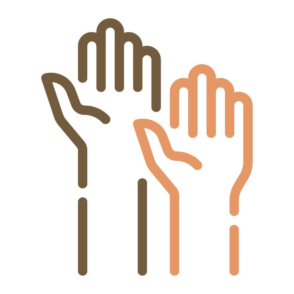 Open Arms icon for web, app, infographic, etc vector