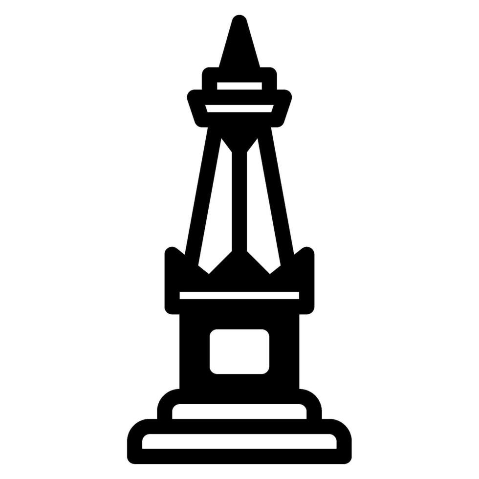 Tugu Jogja icon for web, app, infographic, etc vector