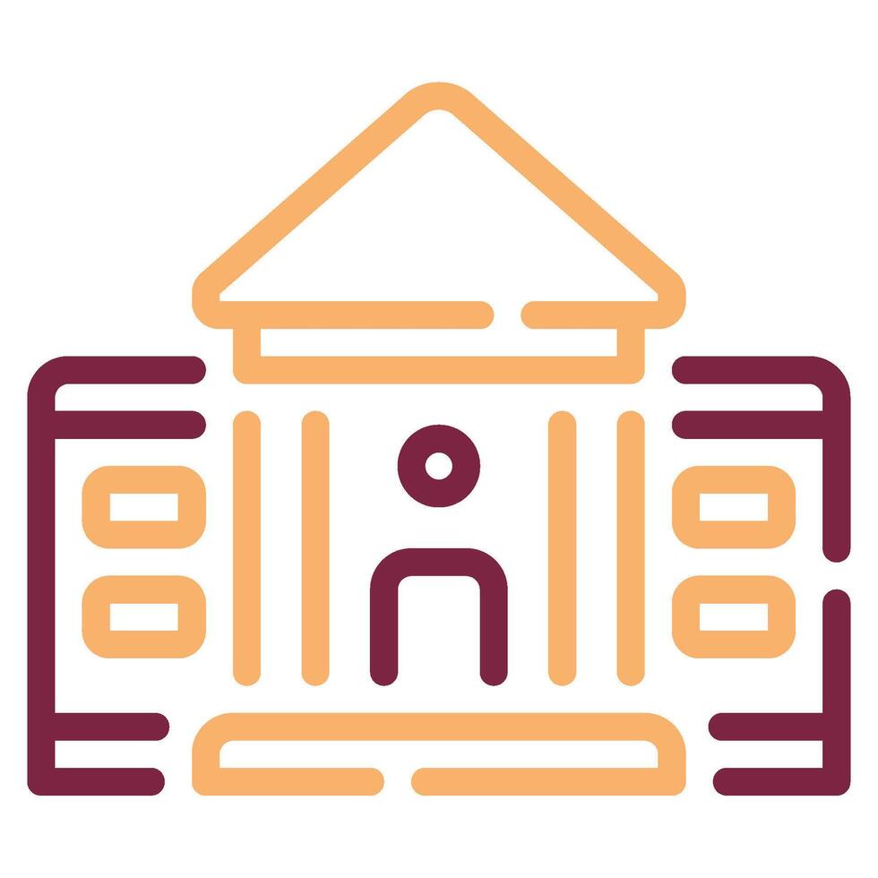 National Museum icon for web, app, infographic, etc vector