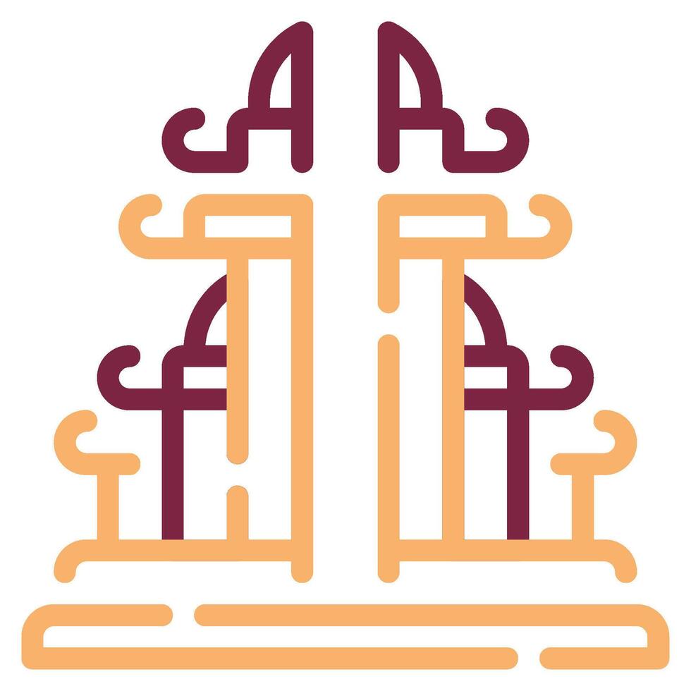 Bali Gate icon for web, app, infographic, etc vector