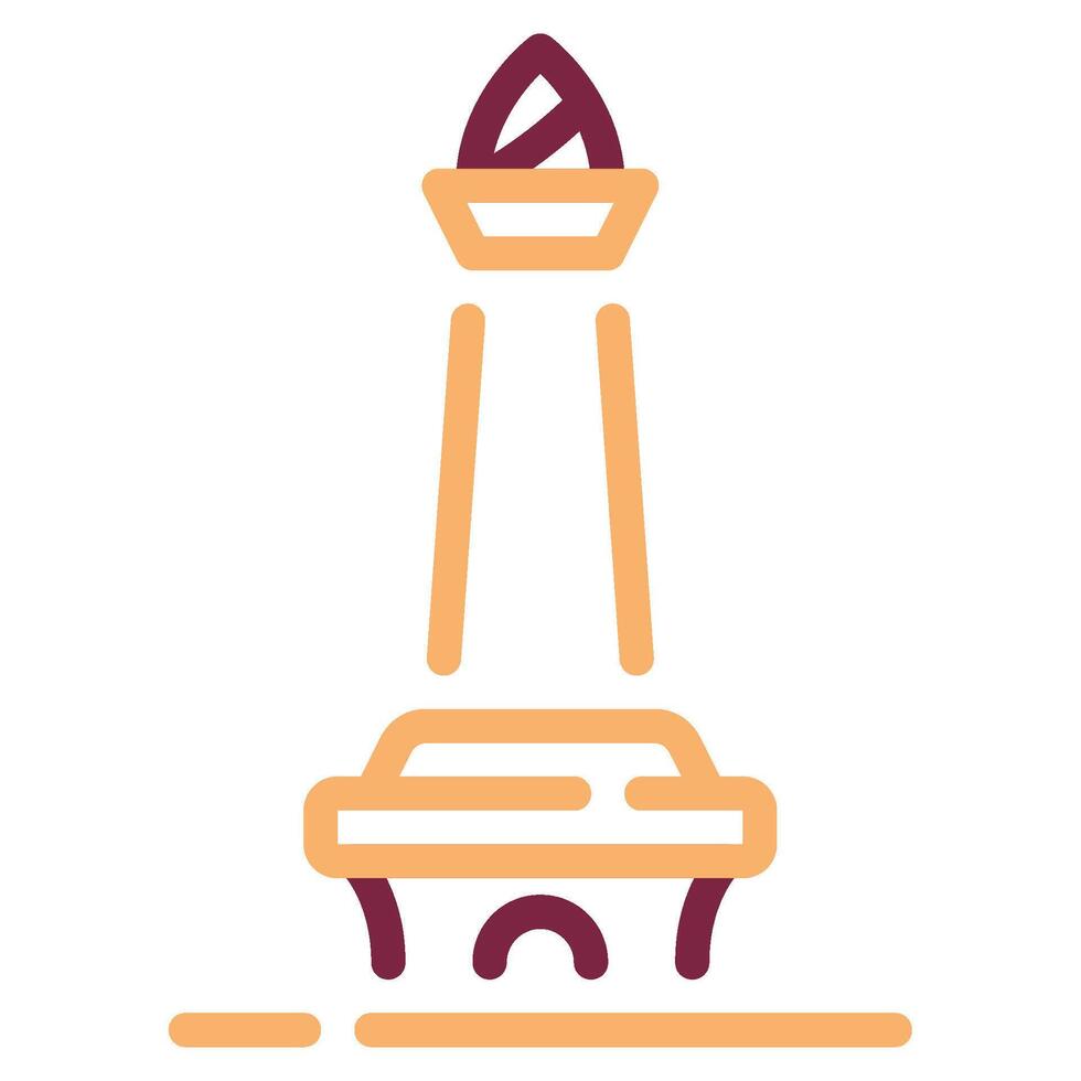 Monas Tower icon for web, app, infographic, etc vector