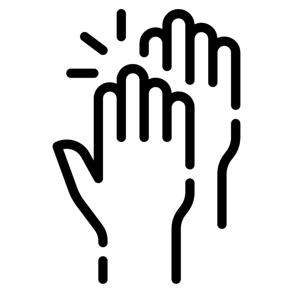 High Five icon for web, app, infographic, etc vector