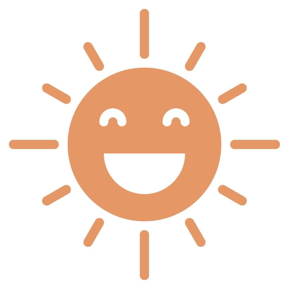 Sunshine icon for web, app, infographic, etc vector
