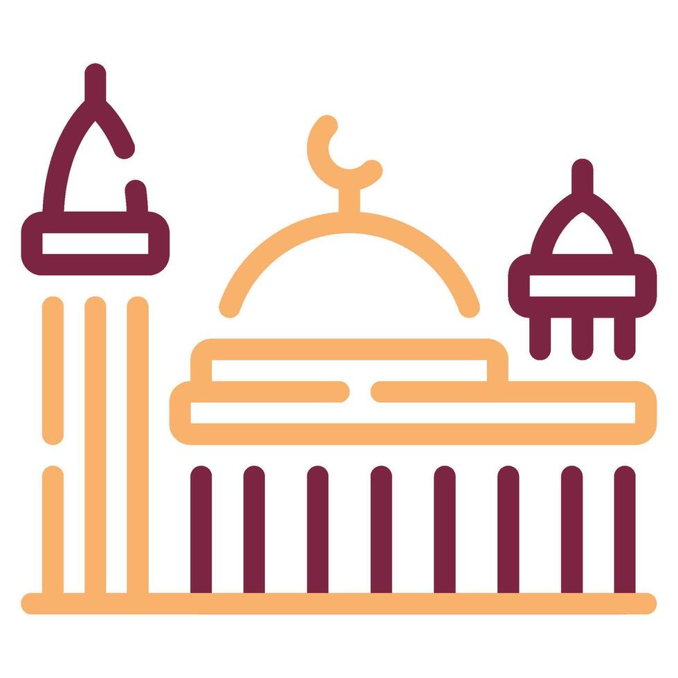 Istiqlal Mosque icon for web, app, infographic, etc vector