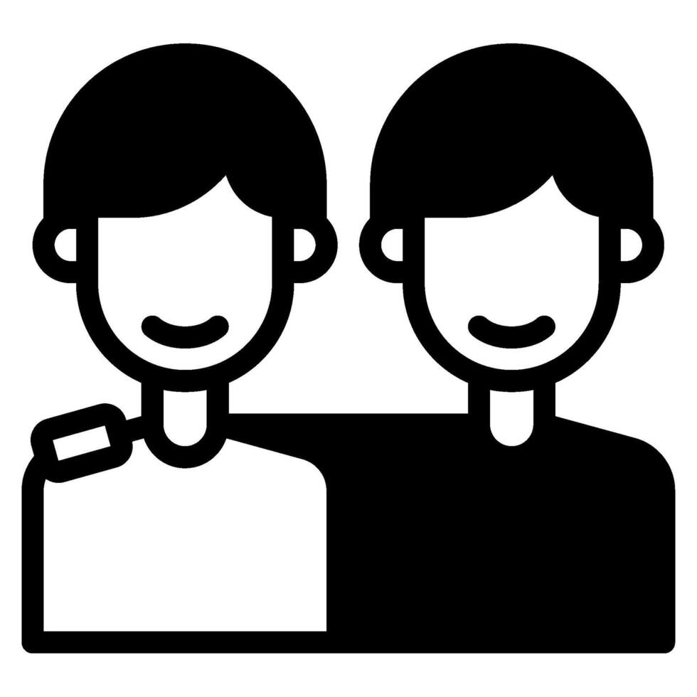 Friendship icon for web, app, infographic, etc vector