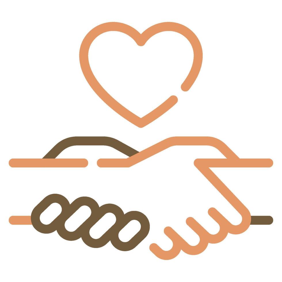 Helping Hand icon for web, app, infographic, etc vector