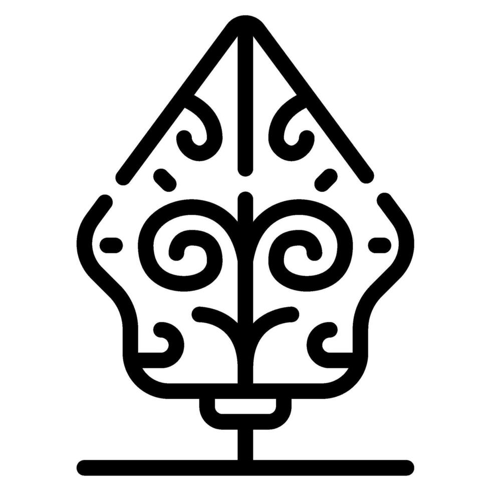 Wayang Puppet icon for web, app, infographic, etc vector