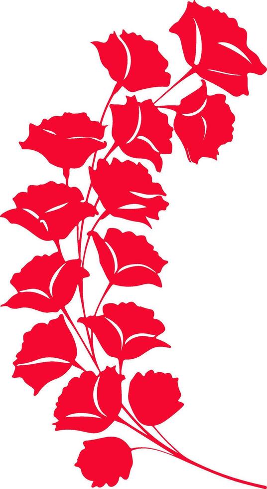 Rose elements icon vector