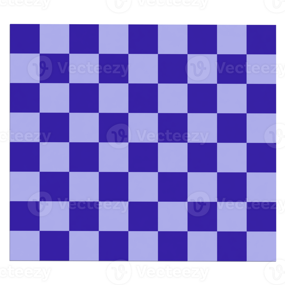 Checkered Board 3D Element png