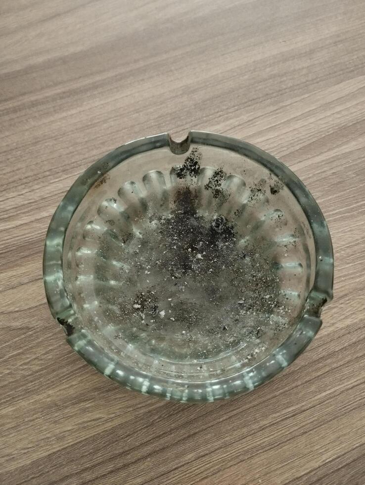 glass of ashtray photo