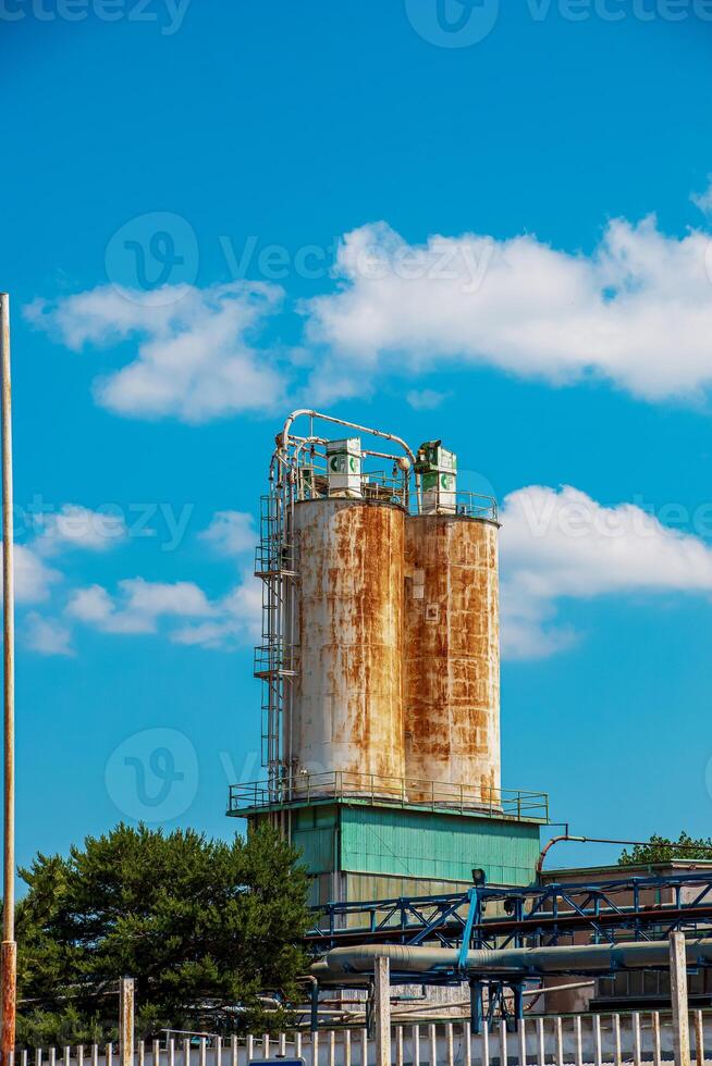 Coal-fired power plant in Bojnice, Slovakia. Produces 1.2 TWh of electricity. Works on brown coal. Energy crisis. photo