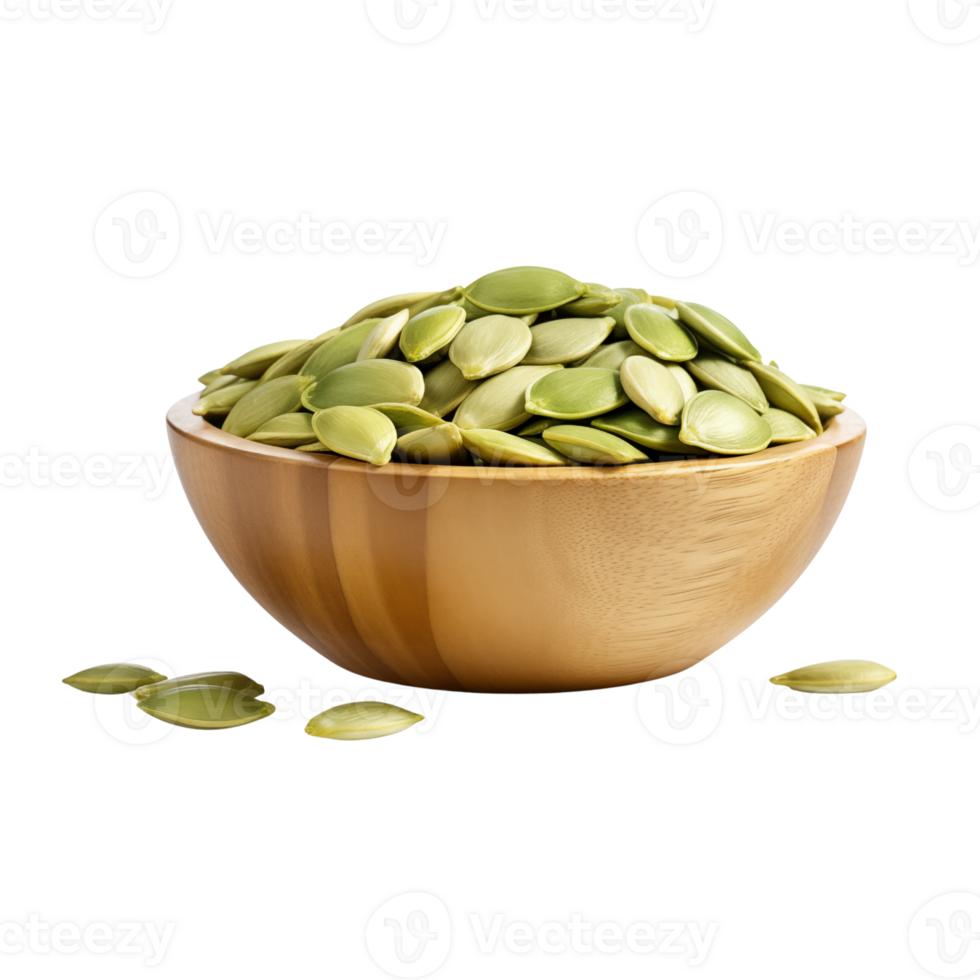Pumpkin seeds isolated on transparent background png