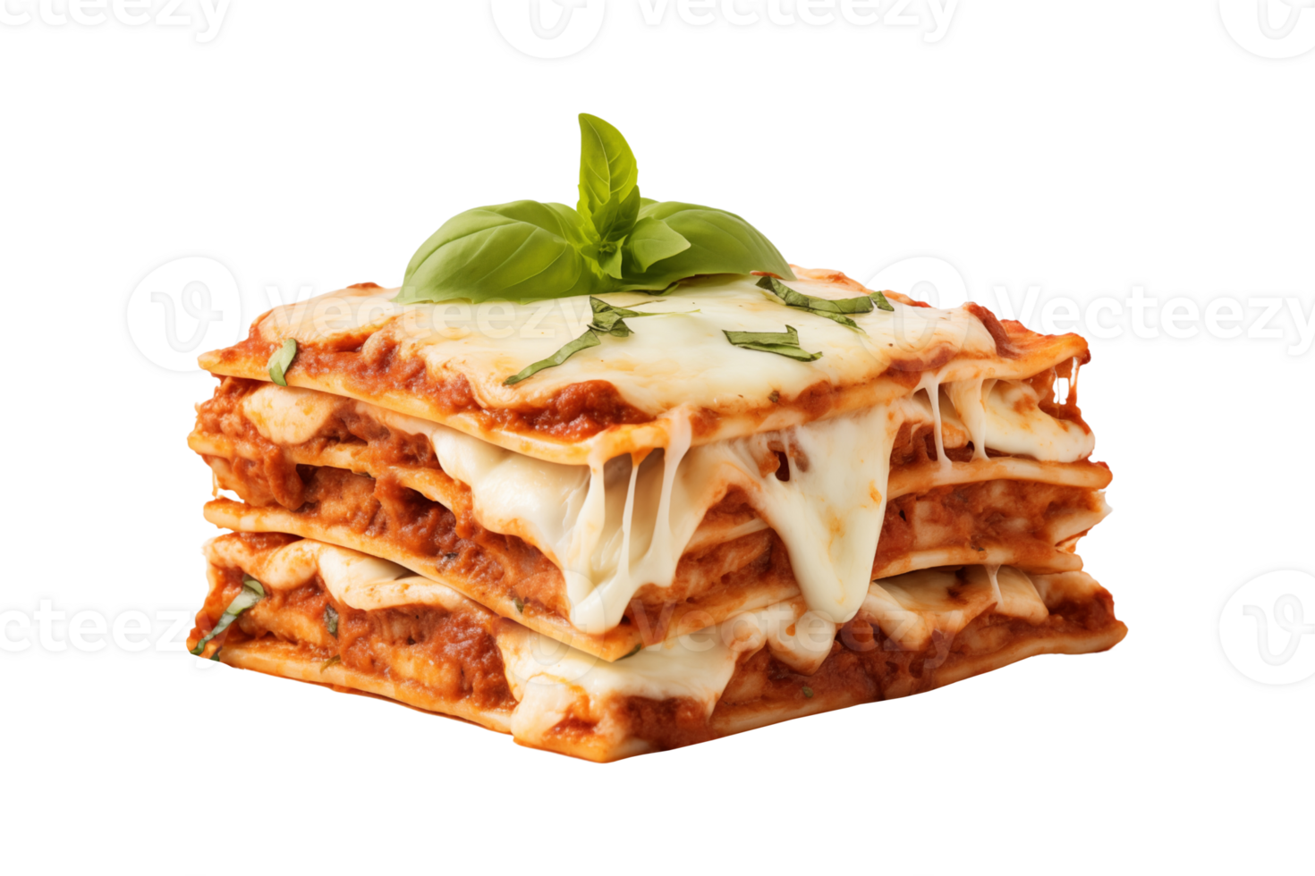 Lasagna isolated on transparent background png
