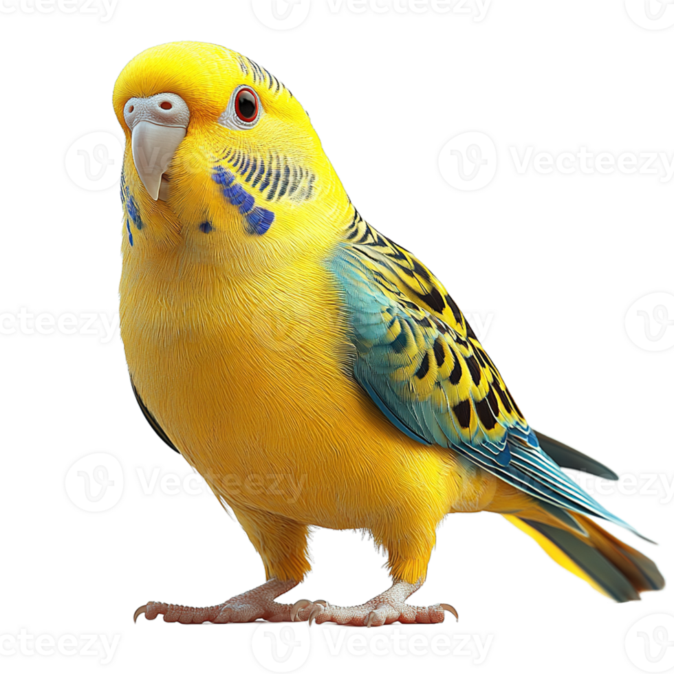 Parakeet isolated on transparent background png