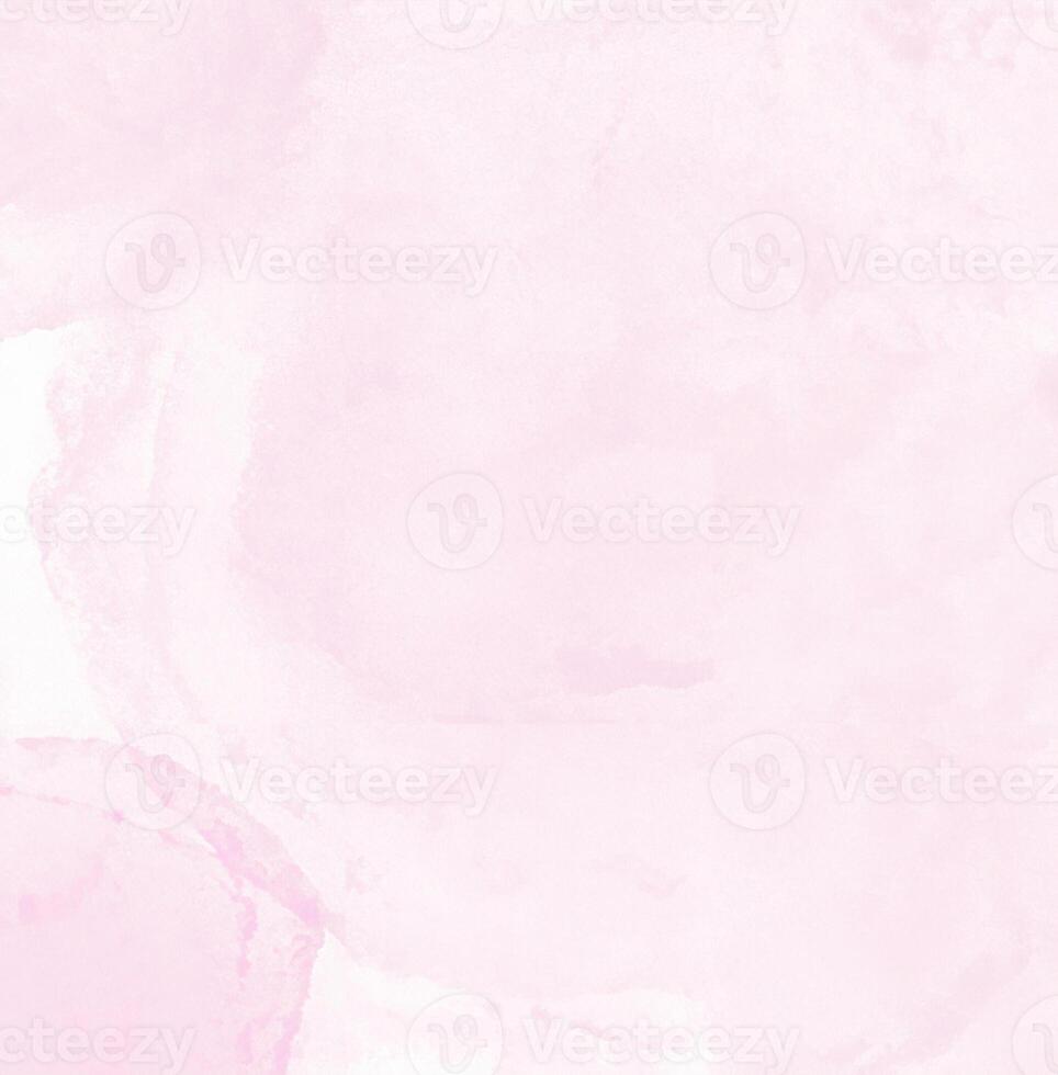 Delicate pink watercolor texture with soft, cloud-like edges, ideal for backgrounds. photo