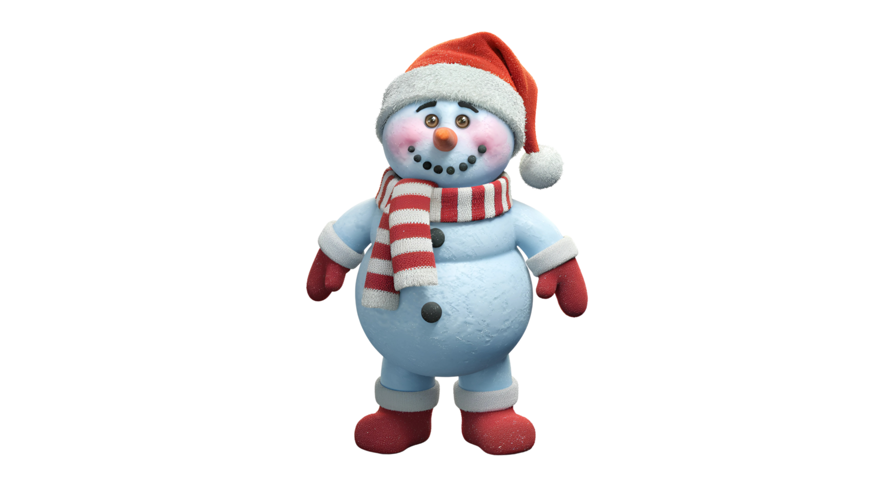a snowman standing png