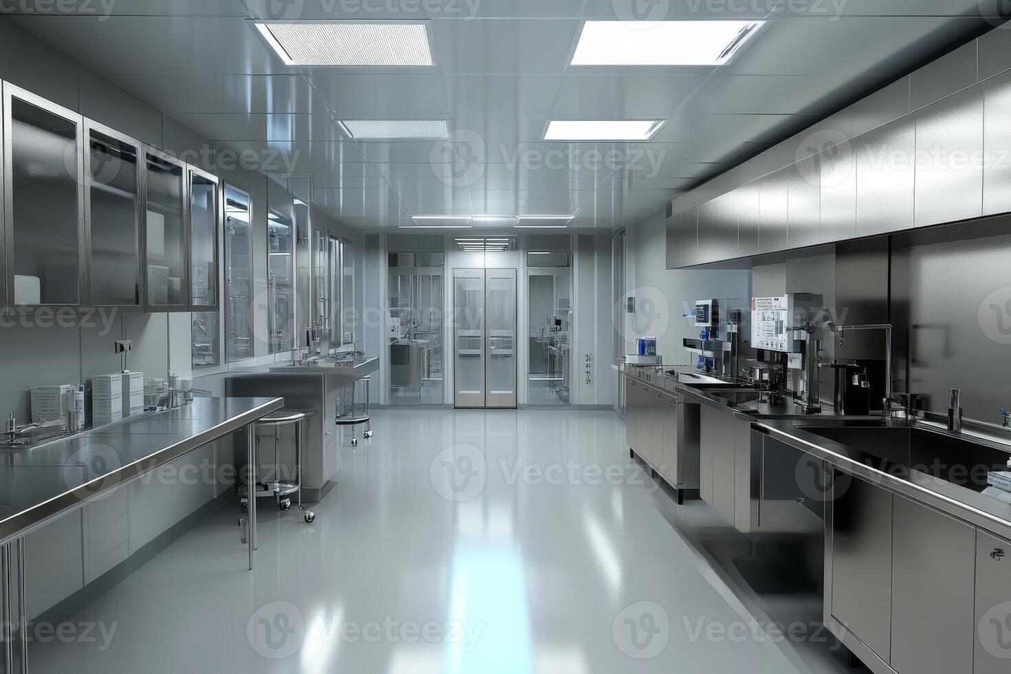 Explore this modern lab space with stateoftheart equipment and a pristine environment for scientific work photo