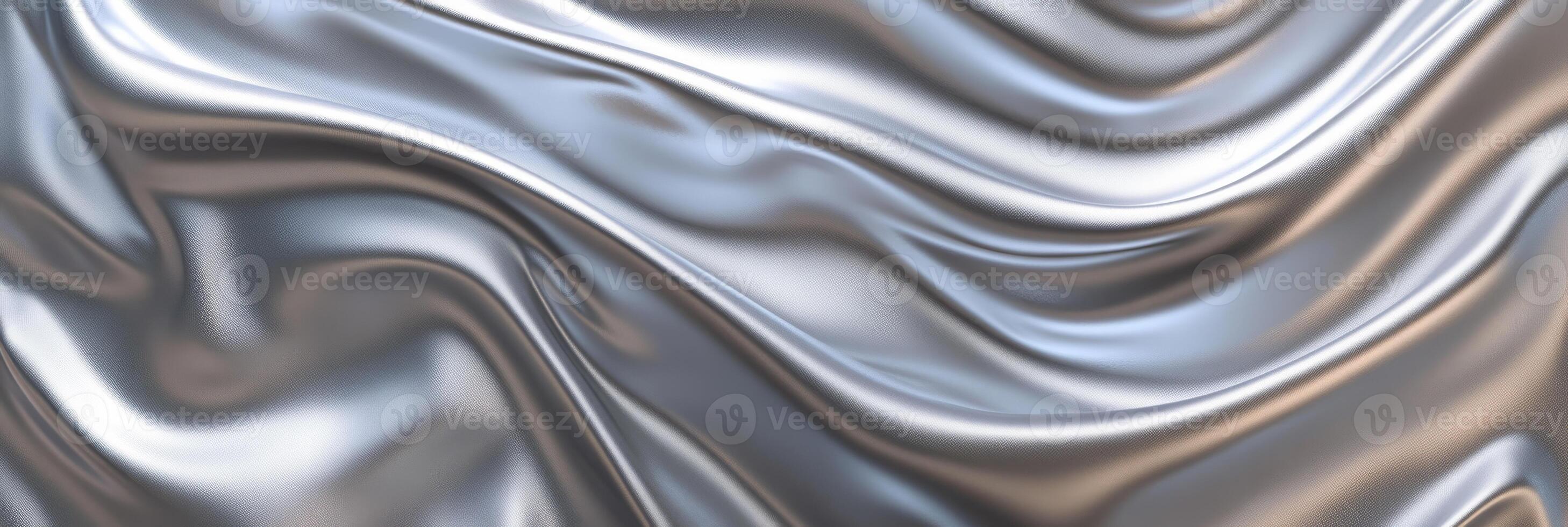 This metallic abstract pattern features smooth textures and vibrant gradients, offering modern elegance. Its ideal for backgrounds and tech concepts, enhancing spaces with its sophisticated look photo