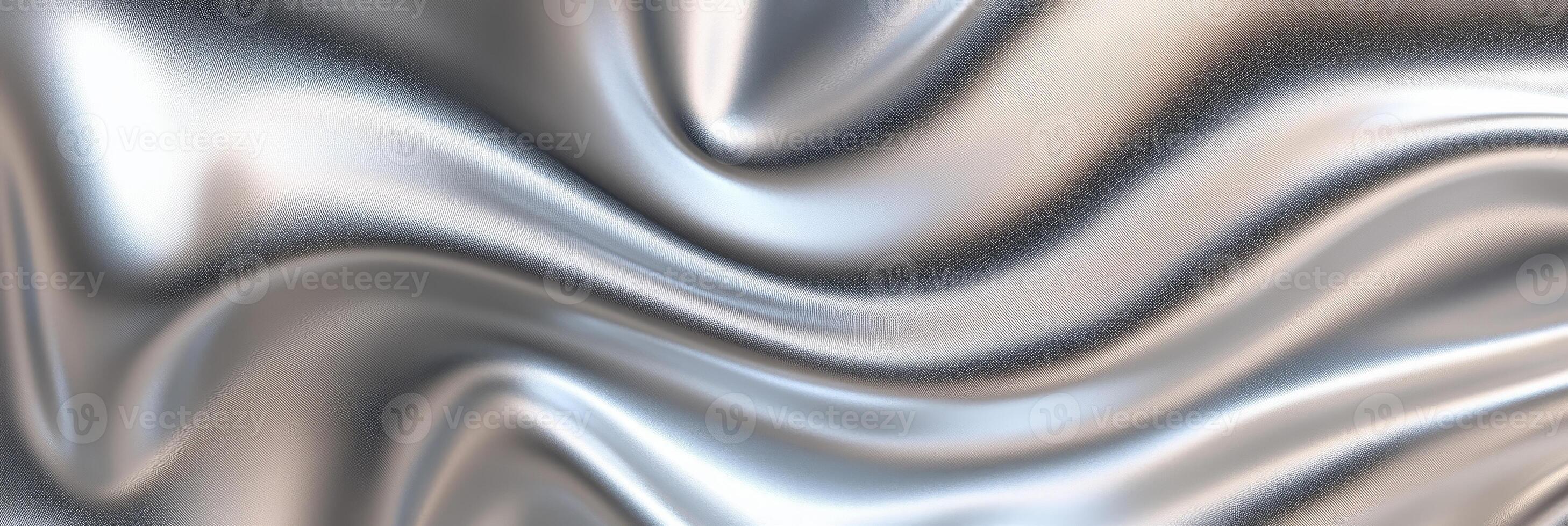A contemporary design with a metallic wave motif and smooth grey textures that create a futuristic and elegant look, suitable for various backgrounds, offering versatility and style photo