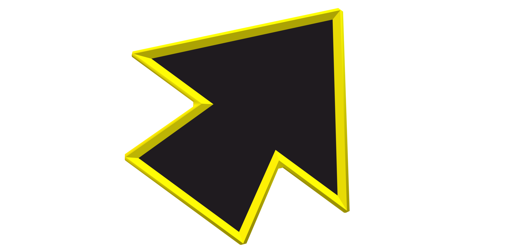 3D Directional Arrow png
