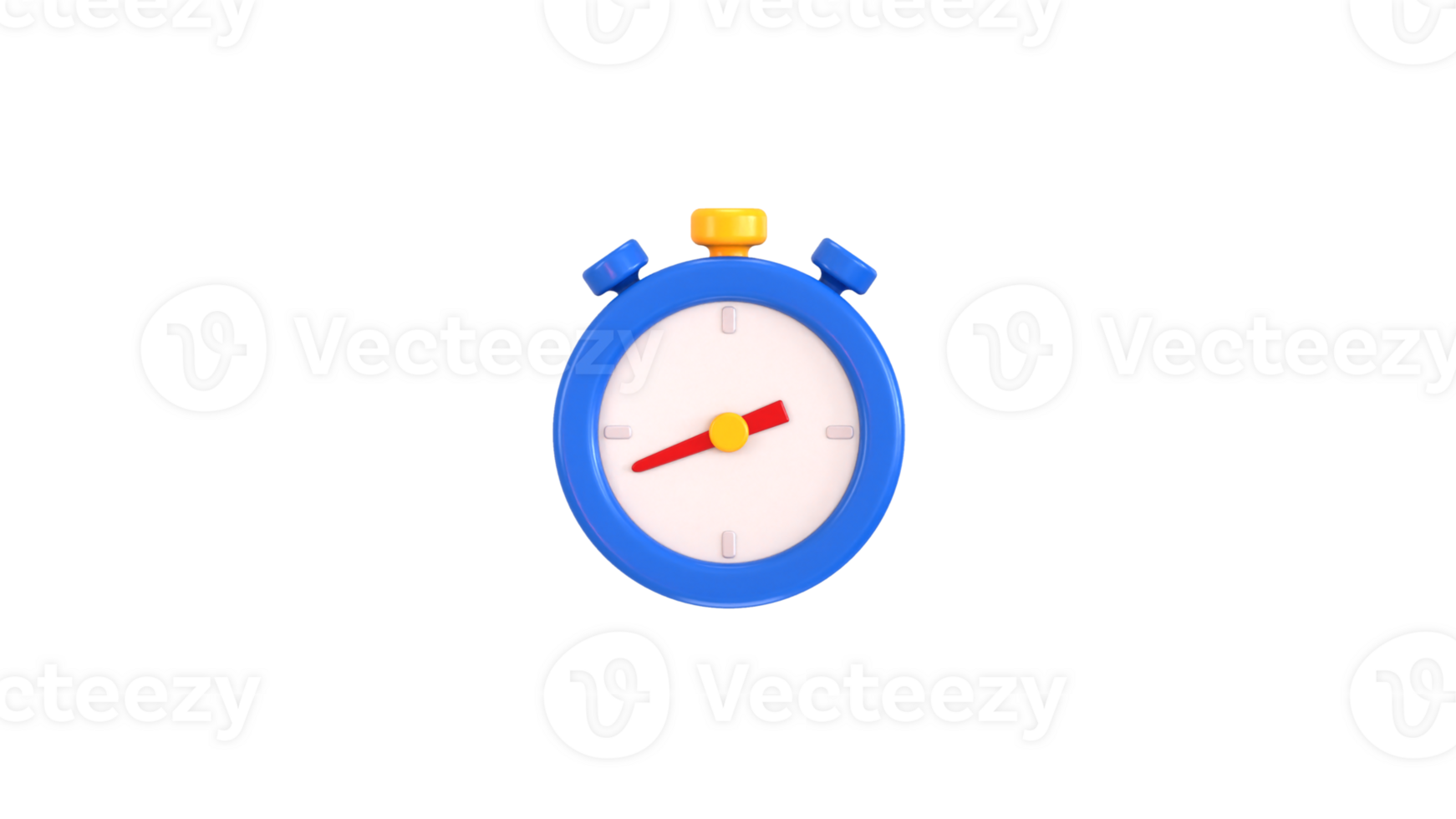 3d stopwatch icon concept of countdown timer icon 3d rendering illustration png