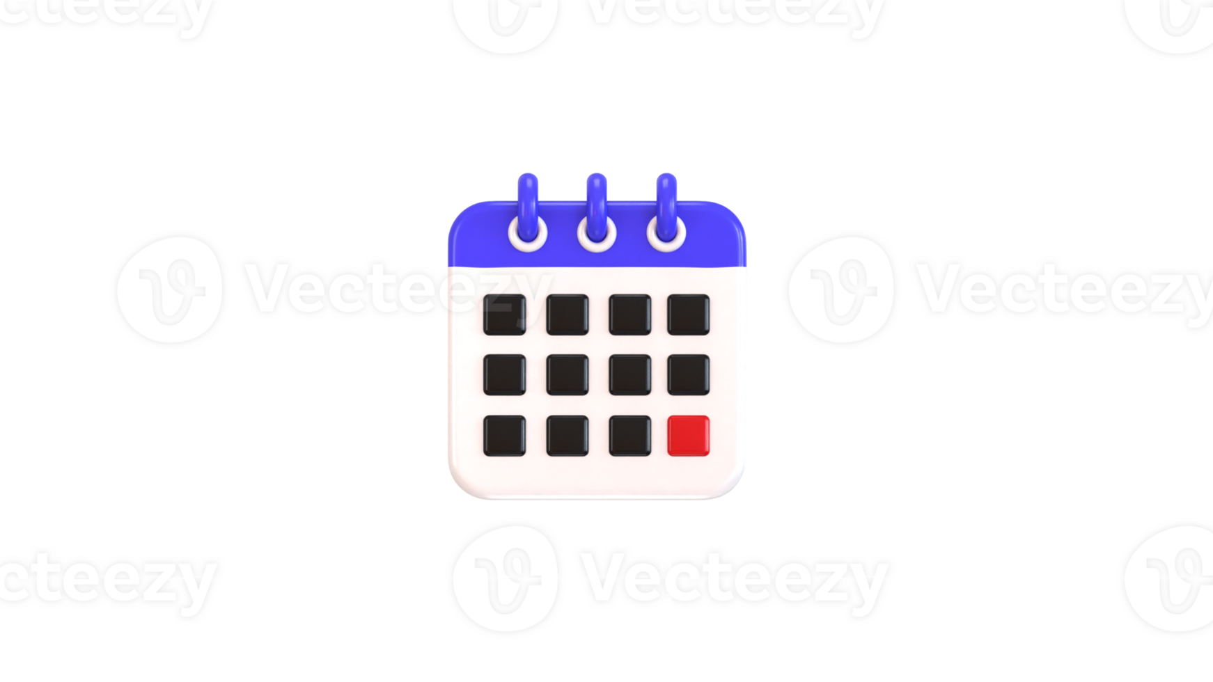 3d calendar icon concept of a reminder on a date icon 3d rendering illustration png
