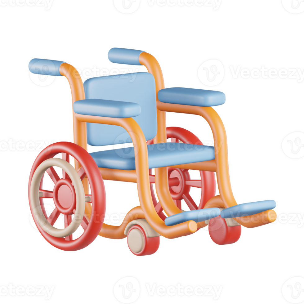 Wheel Chair 3D Icon png