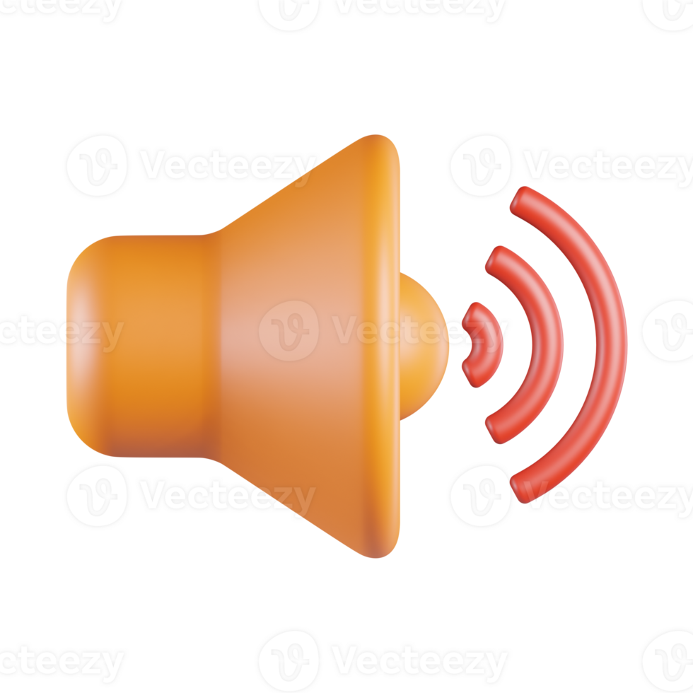 Sound On 3D Icon png