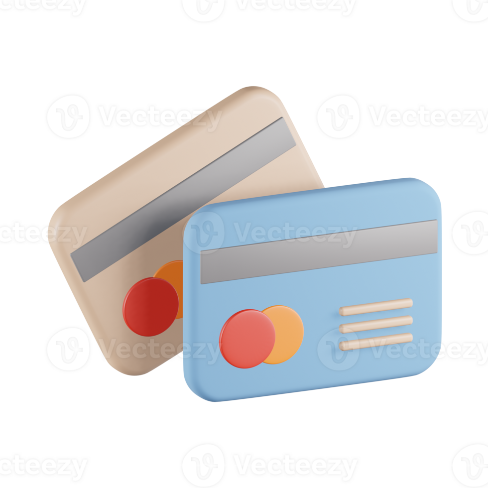 Payment Card 3D Icon png