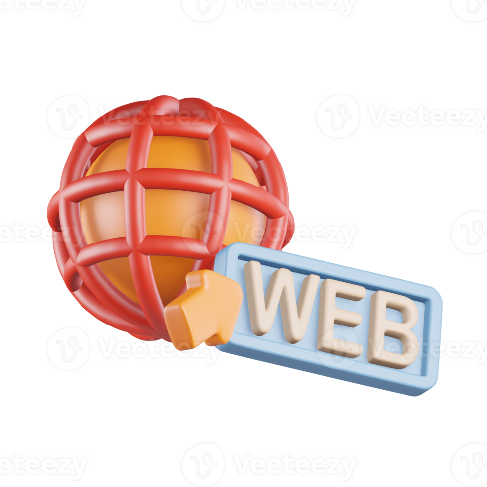 Pointer Domain Web 3D Icon png