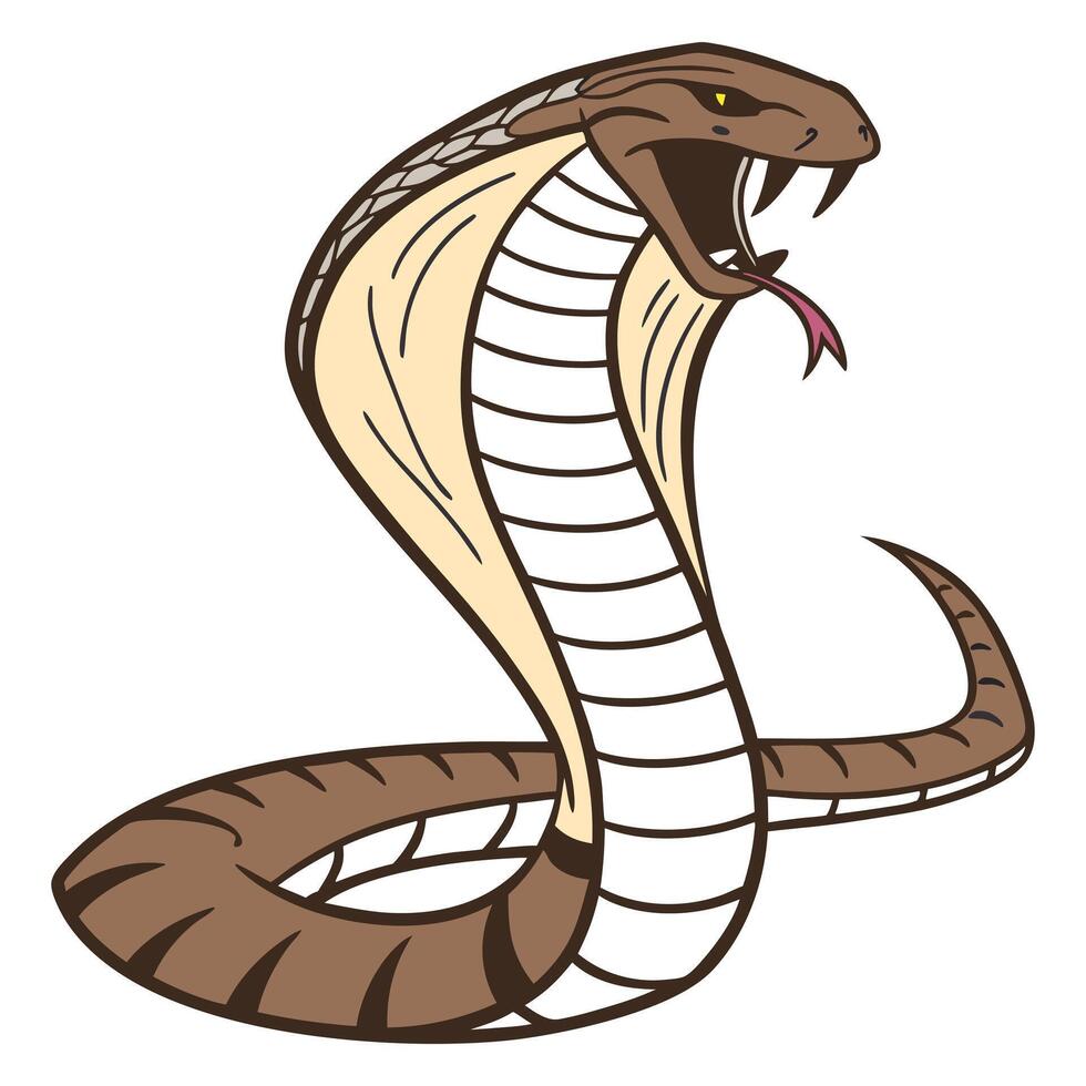 Creative King Cobra vector